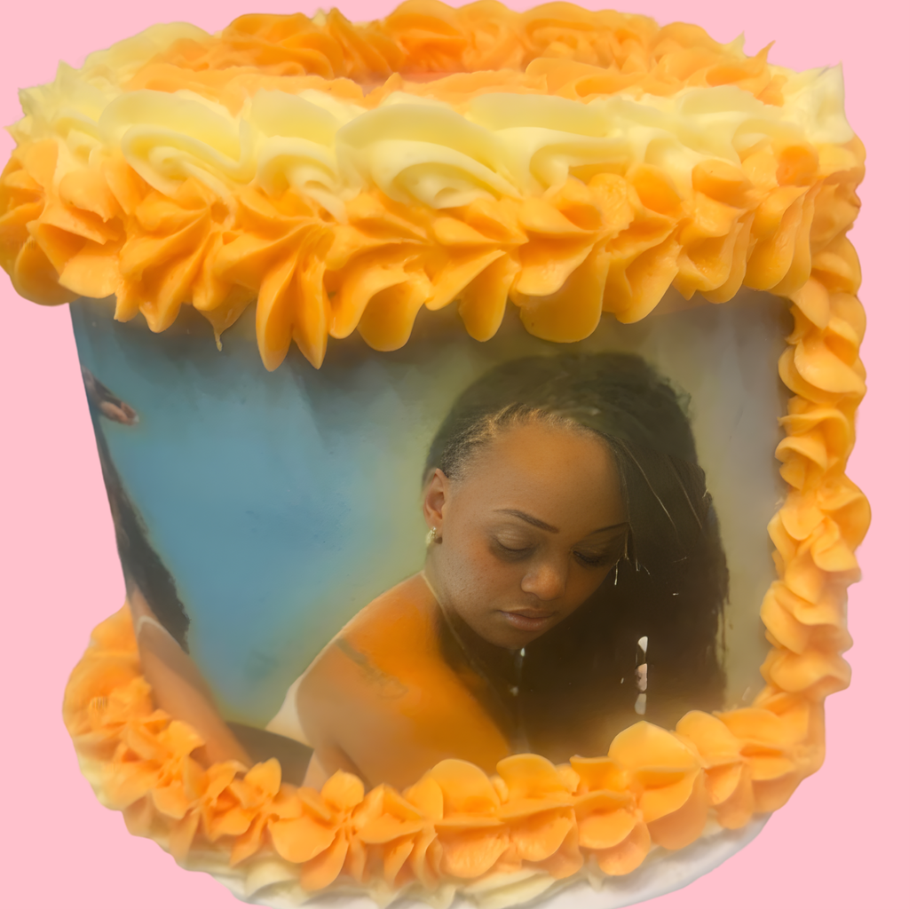 Custom 6 inch heart cake