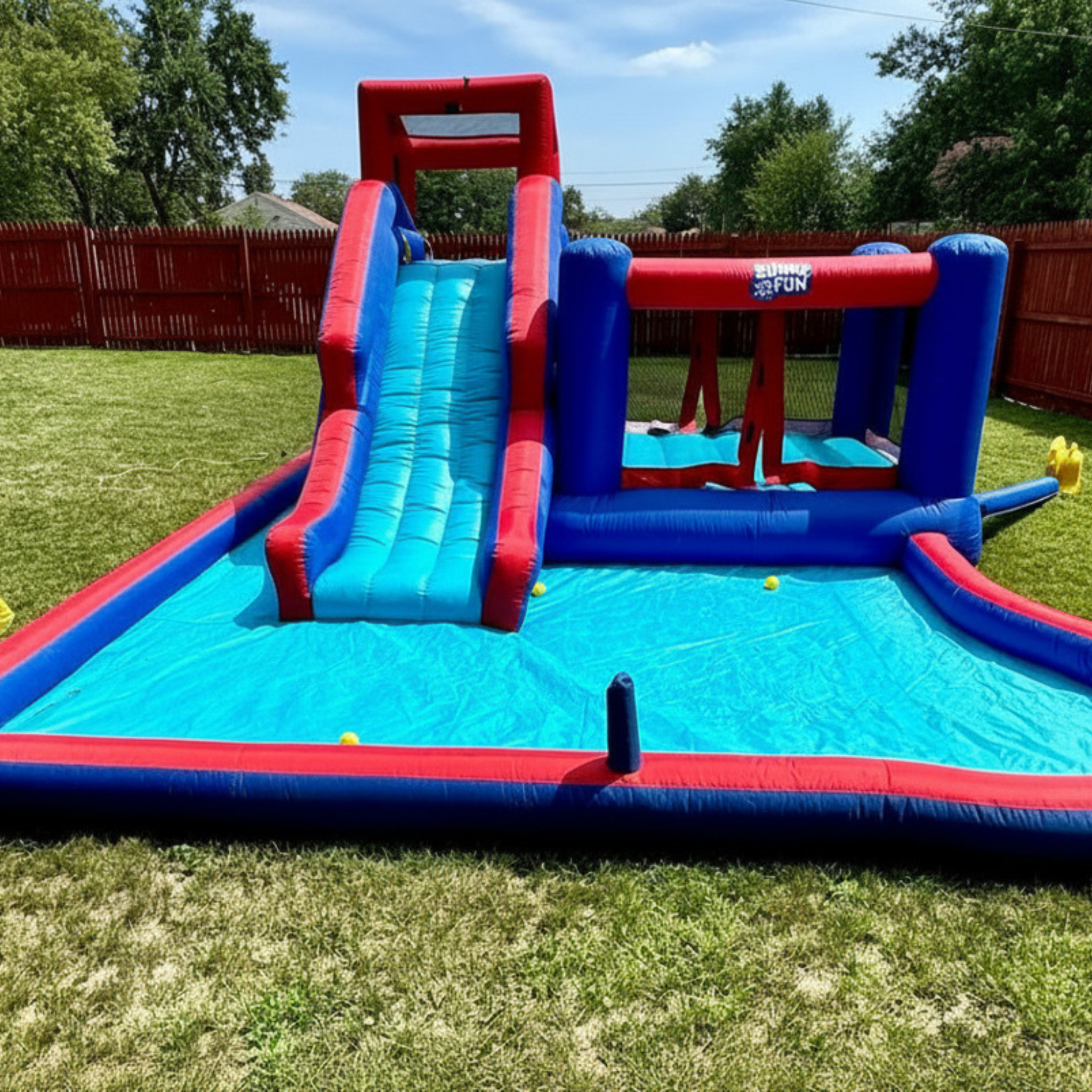 Splash Zone Water Slide Combo